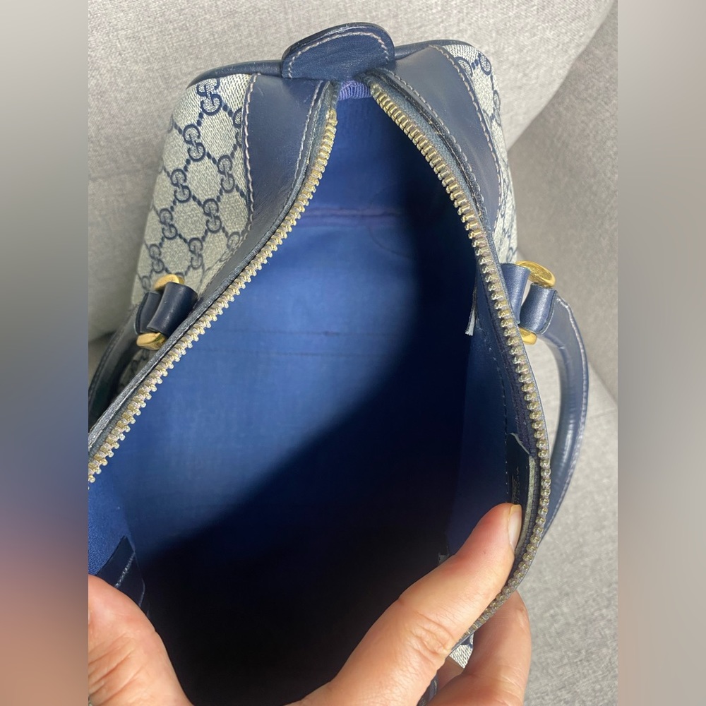 Authentic Gucci Monogram Boston Handbag - Picture 8 of 17